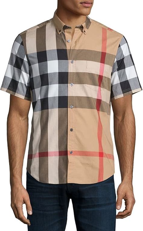 short sleeve burberry t shirt|burberry short sleeve button up.